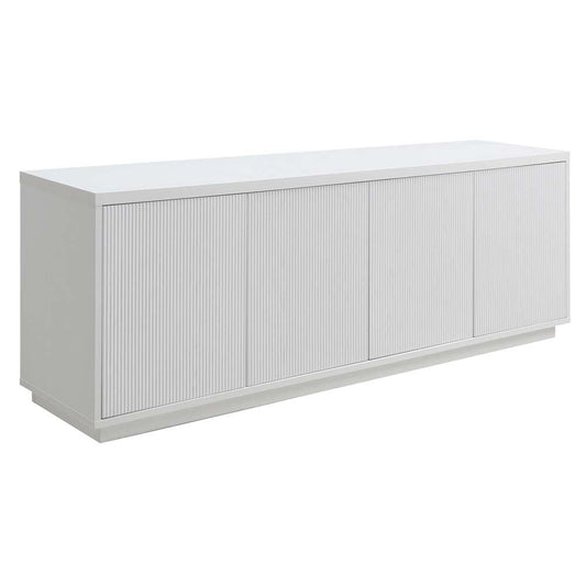 Hudson & Canal - Hanson Rectangular TV Stand for TVs up to 75in in White - TV1739 veiw 1