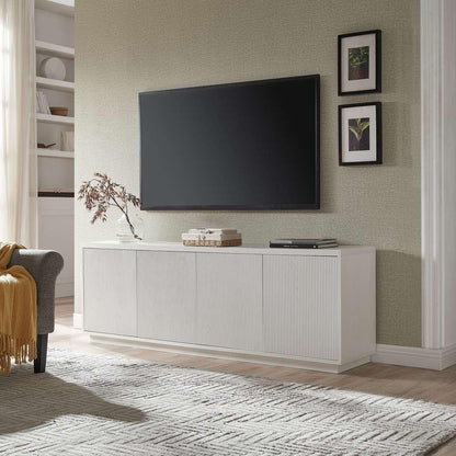 Hudson & Canal - Hanson Rectangular TV Stand for TVs up to 75in in White - TV1739 veiw 2