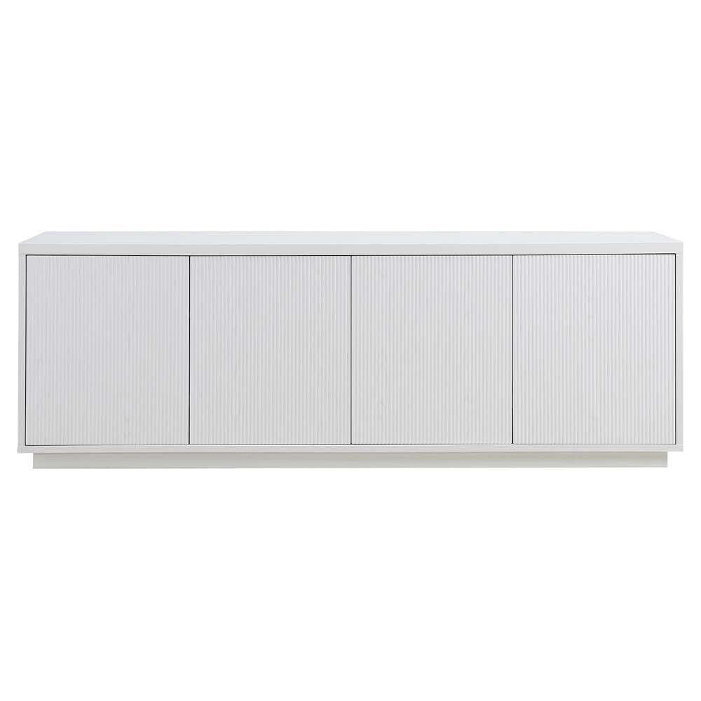 Hudson & Canal - Hanson Rectangular TV Stand for TVs up to 75in in White - TV1739 veiw 3