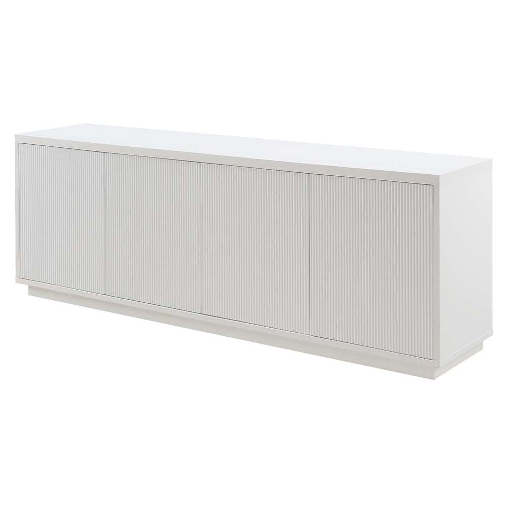 Hudson & Canal - Hanson Rectangular TV Stand for TVs up to 75in in White - TV1739 veiw 4