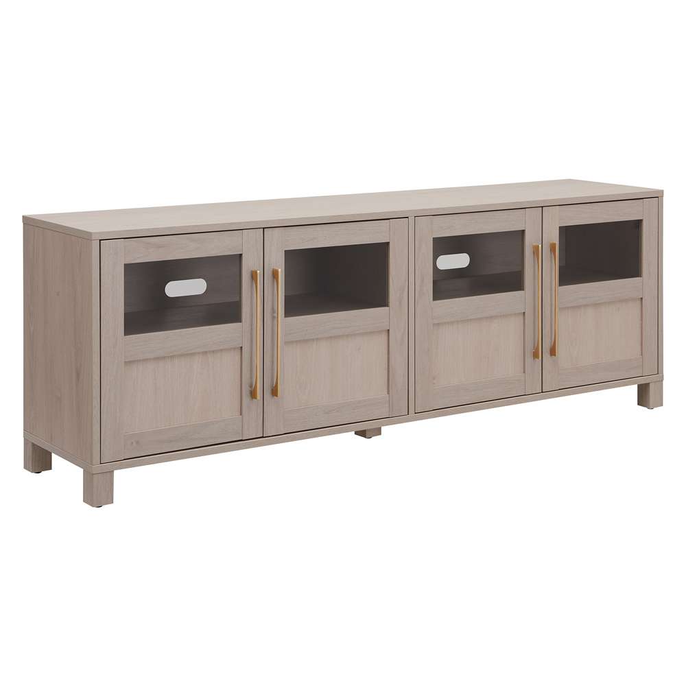 Hudson & Canal - Holbrook Rectangular TV Stand for TVs up to 75in in Alder White - TV1929 veiw 1
