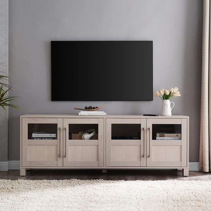Hudson & Canal - Holbrook Rectangular TV Stand for TVs up to 75in in Alder White - TV1929 veiw 2