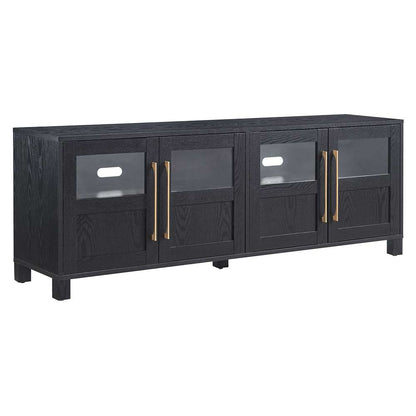 Hudson & Canal - Holbrook Rectangular TV Stand for TVs up to 75in in Black Grain - TV1721 veiw 1