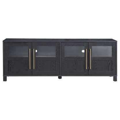 Hudson & Canal - Holbrook Rectangular TV Stand for TVs up to 75in in Black Grain - TV1721 veiw 3