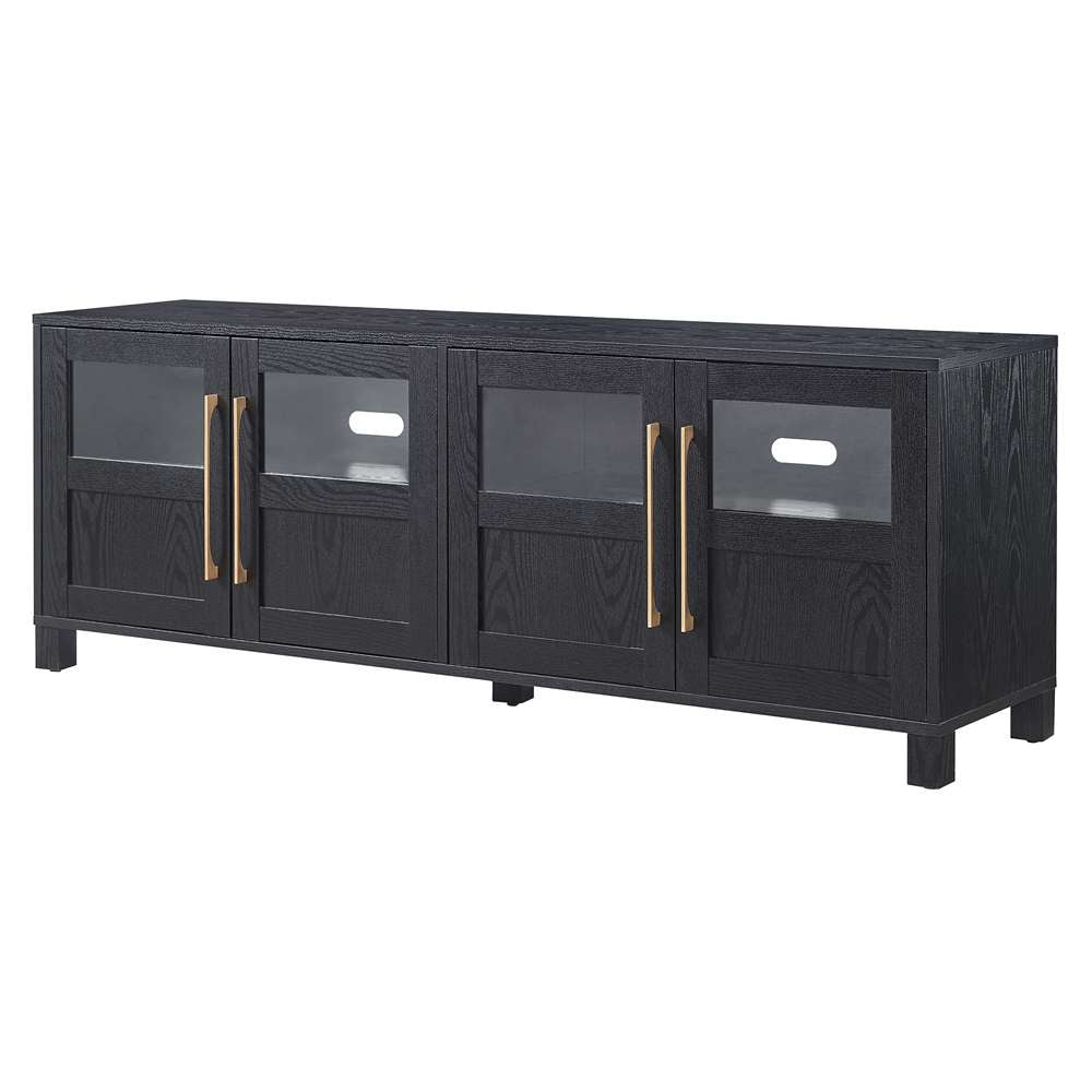 Hudson & Canal - Holbrook Rectangular TV Stand for TVs up to 75in in Black Grain - TV1721 veiw 4