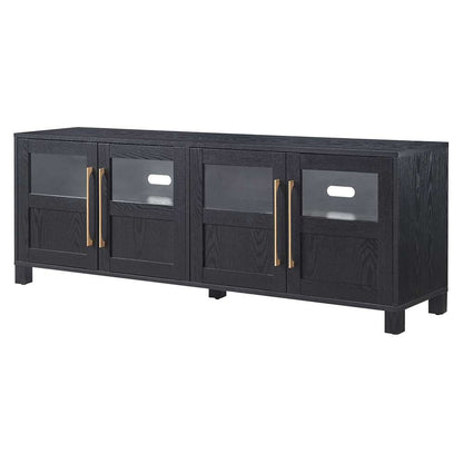 Hudson & Canal - Holbrook Rectangular TV Stand for TVs up to 75in in Black Grain - TV1721 veiw 4