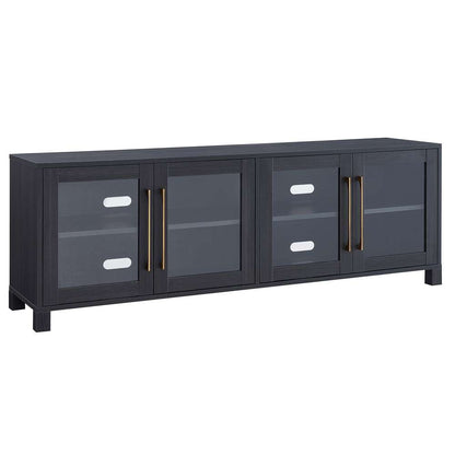 Hudson & Canal - Quincy Rectangular TV Stand for TVs up to 75in in Charcoal Gray - TV1032 veiw 1