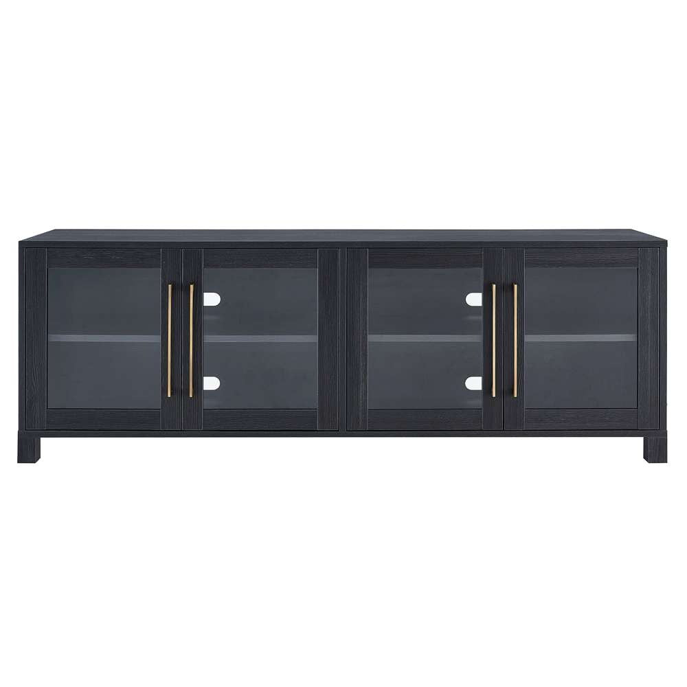 Hudson & Canal - Quincy Rectangular TV Stand for TVs up to 75in in Charcoal Gray - TV1032 veiw 3
