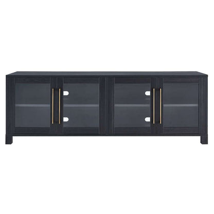 Hudson & Canal - Quincy Rectangular TV Stand for TVs up to 75in in Charcoal Gray - TV1032 veiw 3