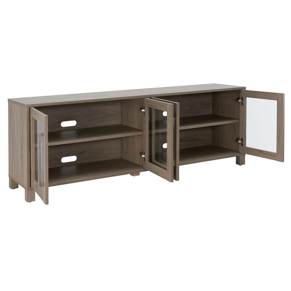 Hudson & Canal - Quincy Rectangular TV Stand for TVs up to 75in in Antiqued Gray - TV1365 veiw 5