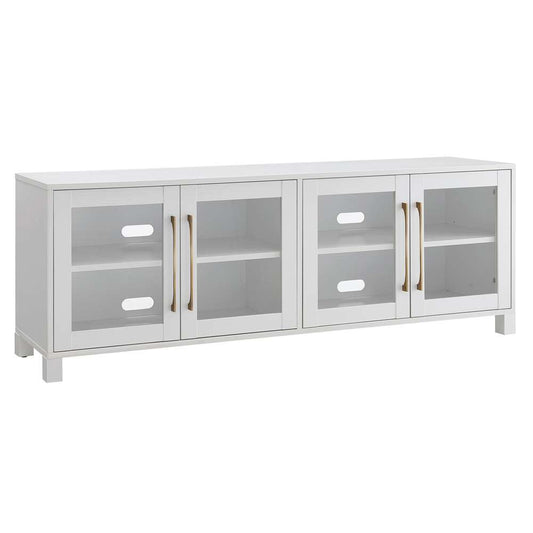 Hudson & Canal - Quincy Rectangular TV Stand for TVs up to 75in in White - TV1031 veiw 1