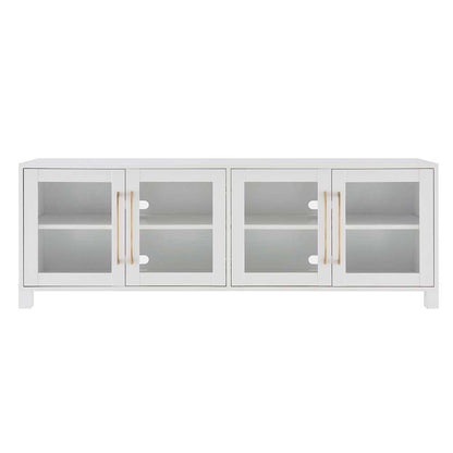 Hudson & Canal - Quincy Rectangular TV Stand for TVs up to 75in in White - TV1031 veiw 3