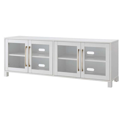Hudson & Canal - Quincy Rectangular TV Stand for TVs up to 75in in White - TV1031 veiw 4