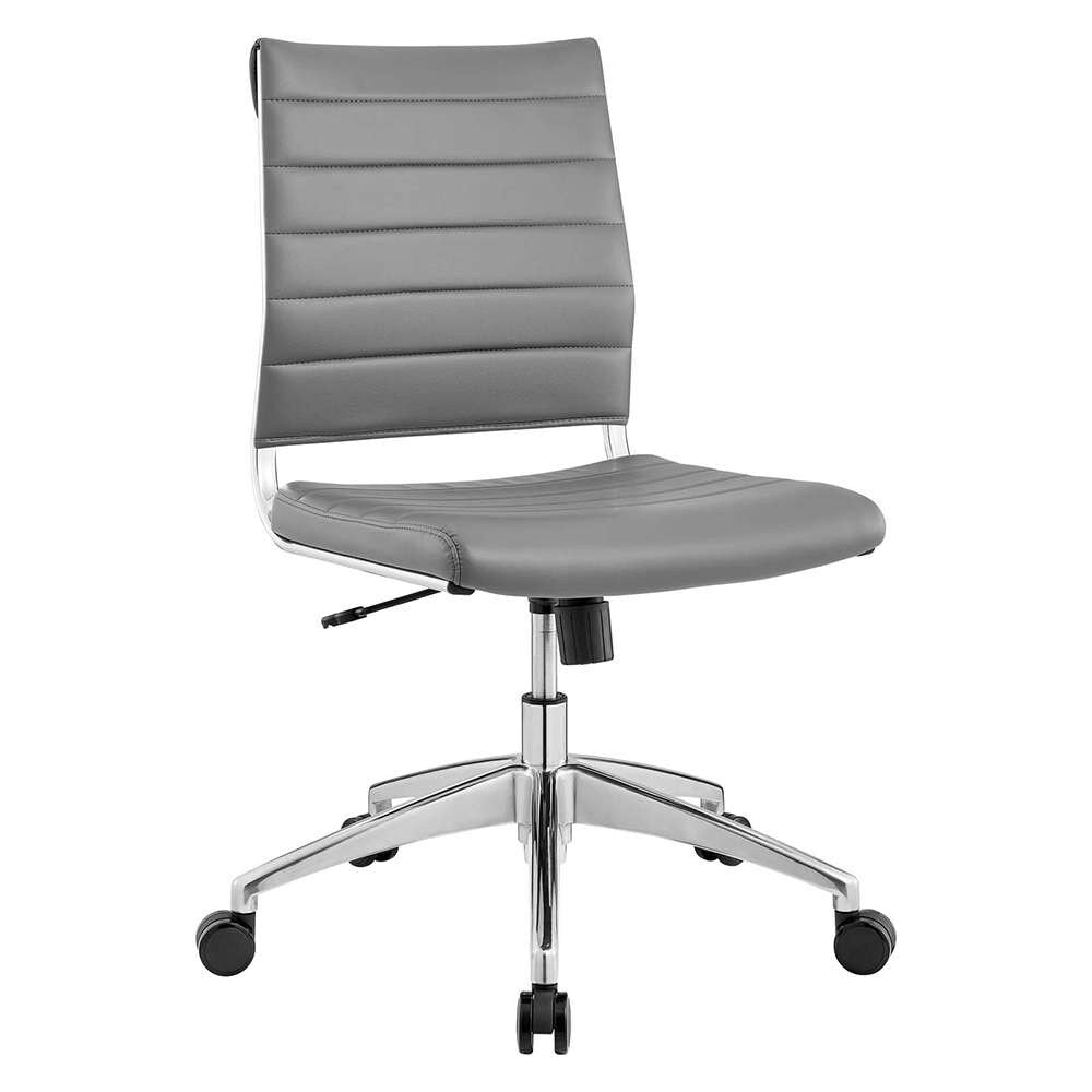 Modway - Jive Armless Mid Back Office Chair - EEI-1525-GRY veiw 1