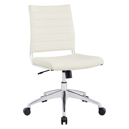 Modway - Jive Armless Mid Back Office Chair - EEI-1525-WHI veiw 1
