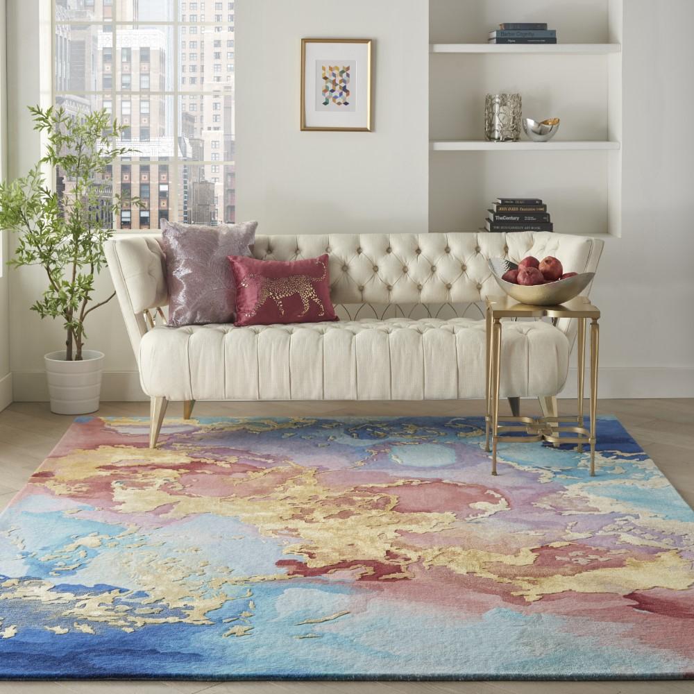 Nourison - Prismatic 79in x 99in Multicolor Area Rug - PRS18-99446783356 veiw 2