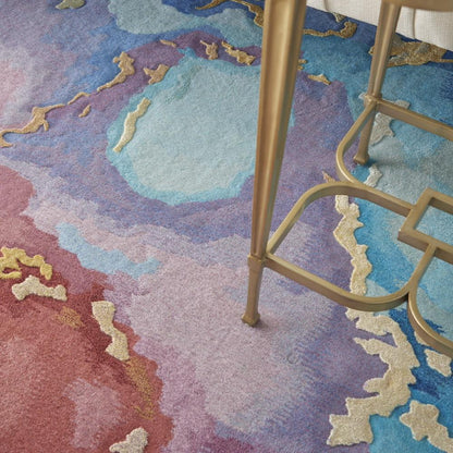 Nourison - Prismatic 79in x 99in Multicolor Area Rug - PRS18-99446783356 veiw 3