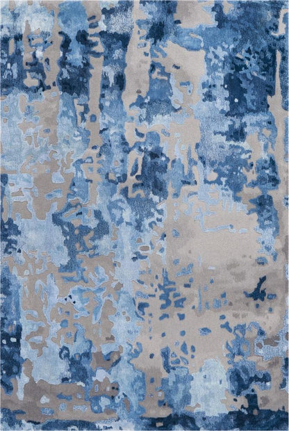 Nourison - Prismatic 39in x 59in Blue Grey Area Rug - PRS10-99446408716 veiw 1