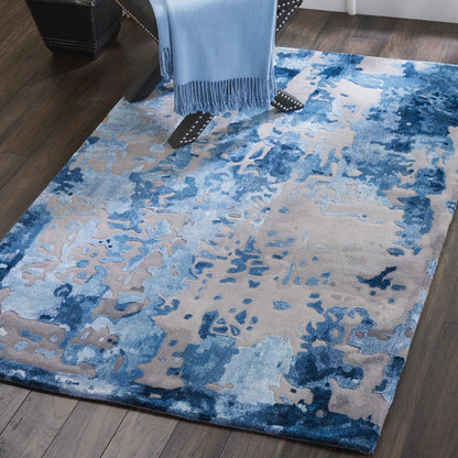Nourison - Prismatic 39in x 59in Blue Grey Area Rug - PRS10-99446408716 veiw 3