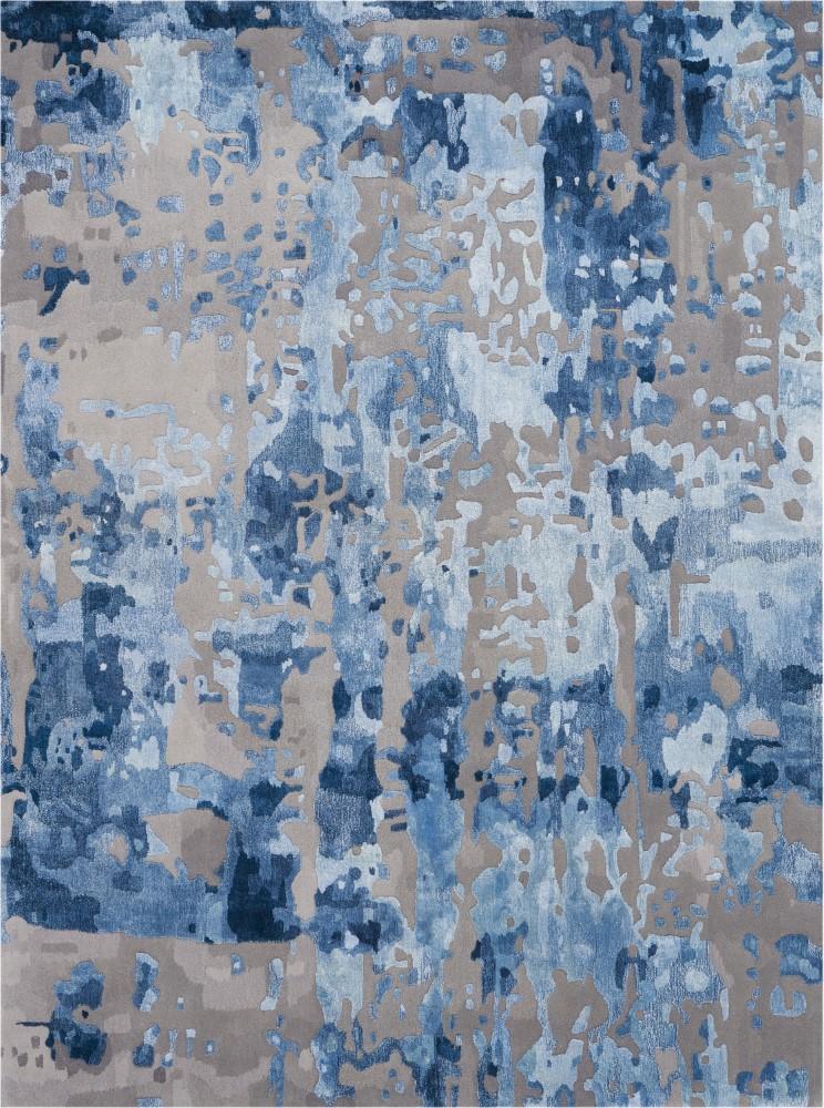 Nourison - Prismatic 56in x 75in Blue Grey Area Rug - PRS10-99446408730 veiw 1