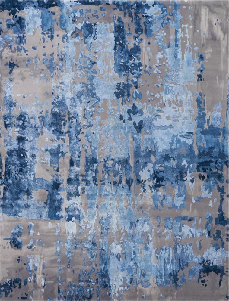 Nourison - Prismatic 86in x 116in Blue Grey Area Rug - PRS10-99446409102 veiw 1