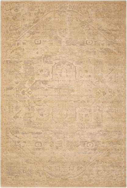 Nourison - Silk Elements SKE14 Beige 56in x 8 Area Rug - SKE14-99446189004_CLOSEOUT veiw 1