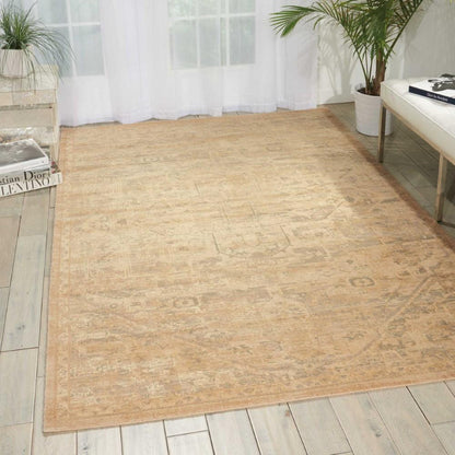 Nourison - Silk Elements SKE14 Beige 79in x 99in Rug - SKE14-99446188991 - CLOSEOUT veiw 2