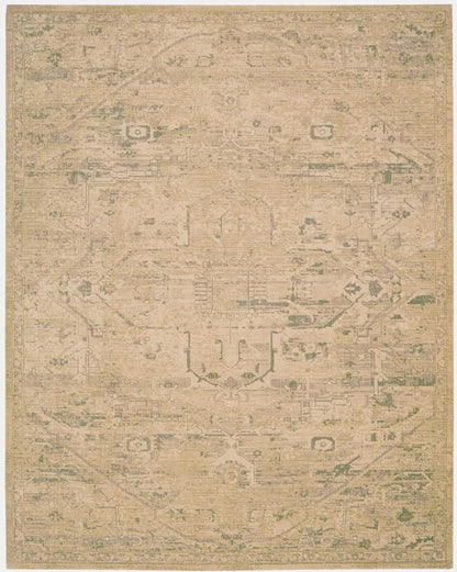 Nourison - Silk Elements SKE14 Beige 99in x 13 Rug - SKE14-99446188977_CLOSEOUT veiw 1