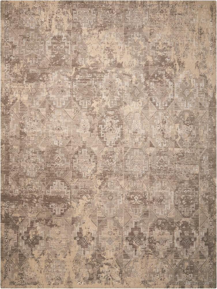 Nourison - Silk Elements SKE19 Beige 79in x 99in Rug - SKE19-99446295279_CLOSEOUT veiw 1