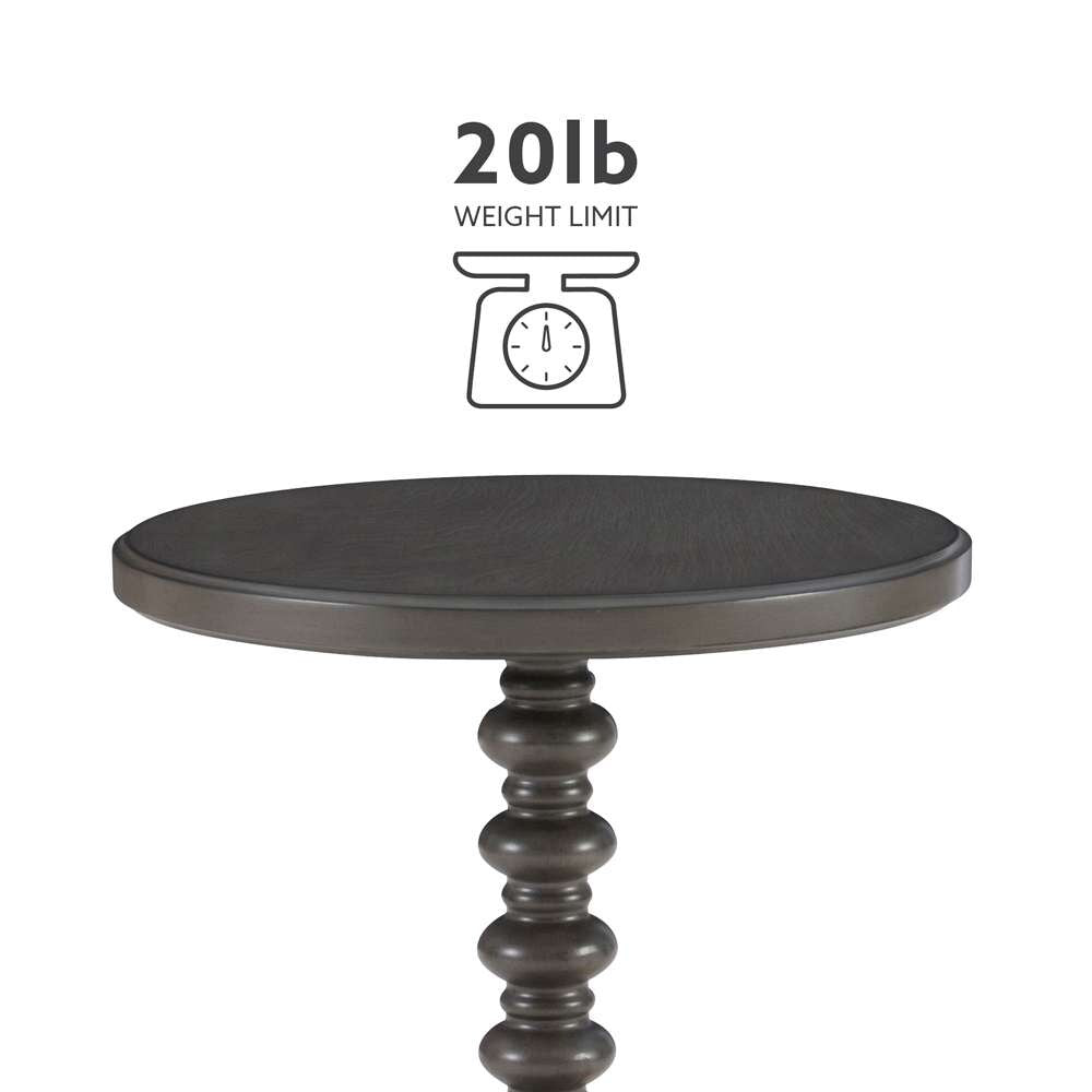 Powell Company - Aurora Side Table, Dark Grey - D1361A20DG veiw 4