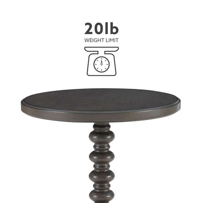Powell Company - Aurora Side Table, Dark Grey - D1361A20DG veiw 4