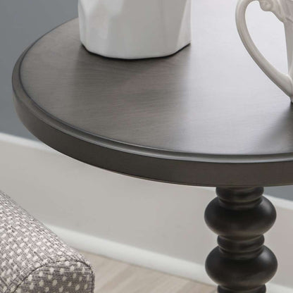 Powell Company - Aurora Side Table, Dark Grey - D1361A20DG veiw 6