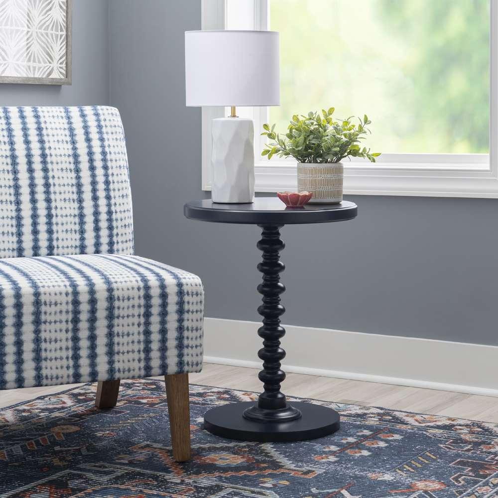 Powell Company - Aurora Side Table, Navy Blue - D1361A20NB veiw 7