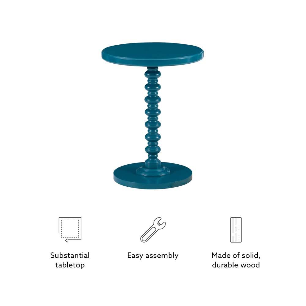 Powell Company - Aurora Side Table, Teal - D1361A20T veiw 3