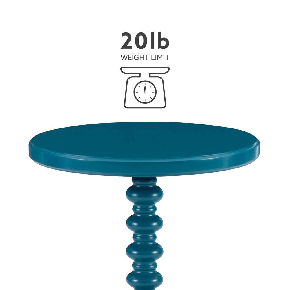 Powell Company - Aurora Side Table, Teal - D1361A20T veiw 4