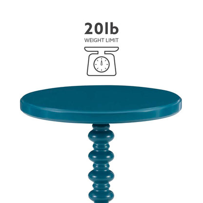 Powell Company - Aurora Side Table, Teal - D1361A20T veiw 4