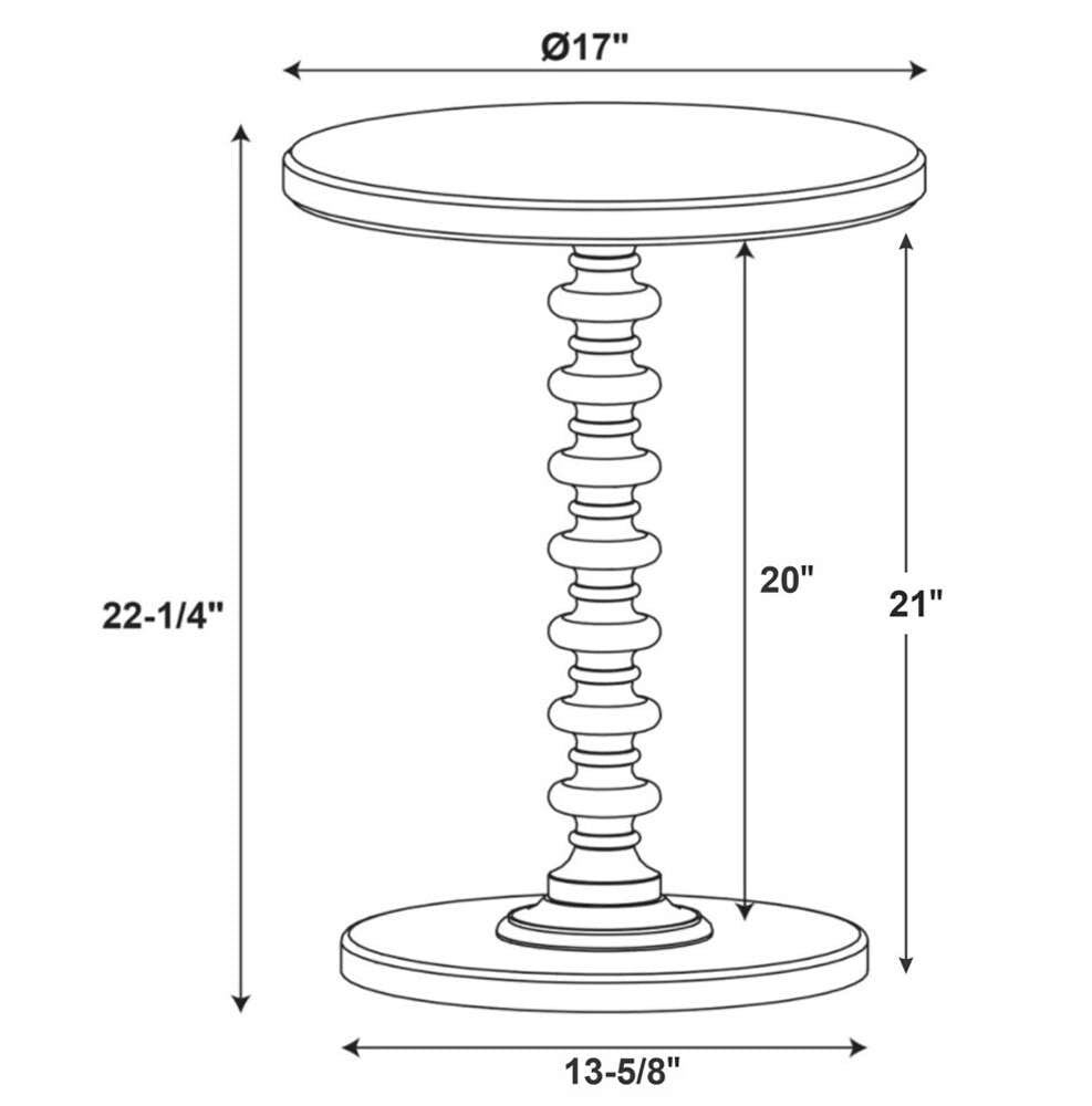 Powell Company - Aurora Side Table, Teal - D1361A20T veiw 5