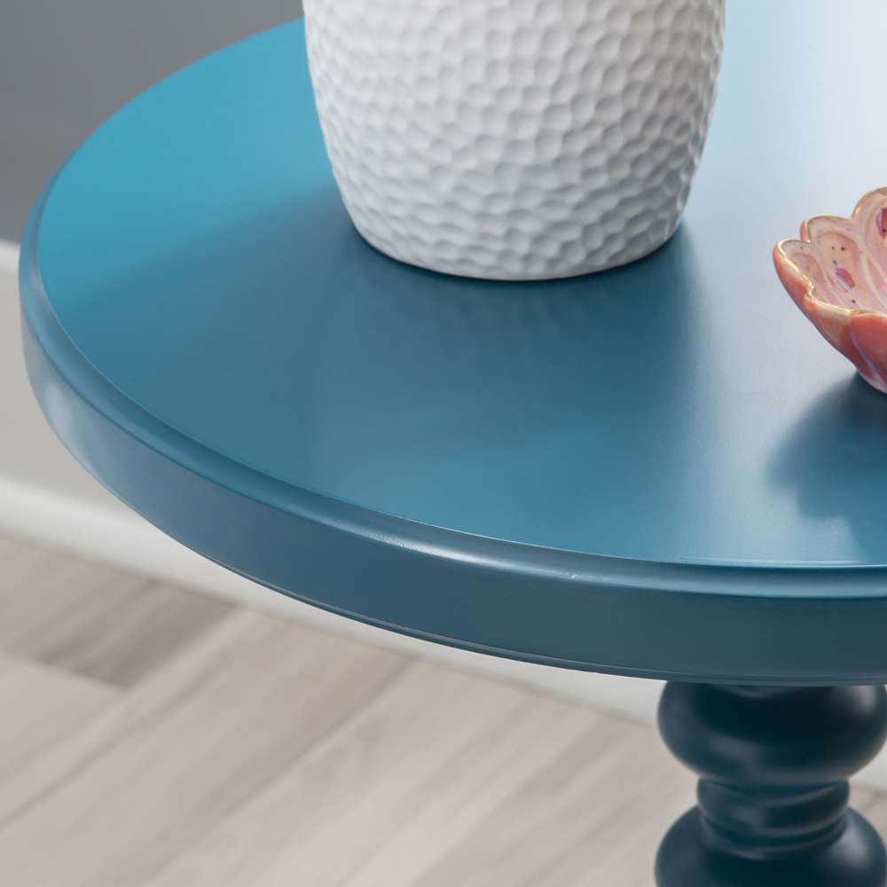 Powell Company - Aurora Side Table, Teal - D1361A20T veiw 6