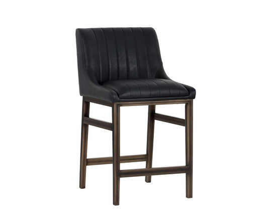 Sunpan - Irongate Halden Counter Stool - Vintage Black - 101746 veiw 1