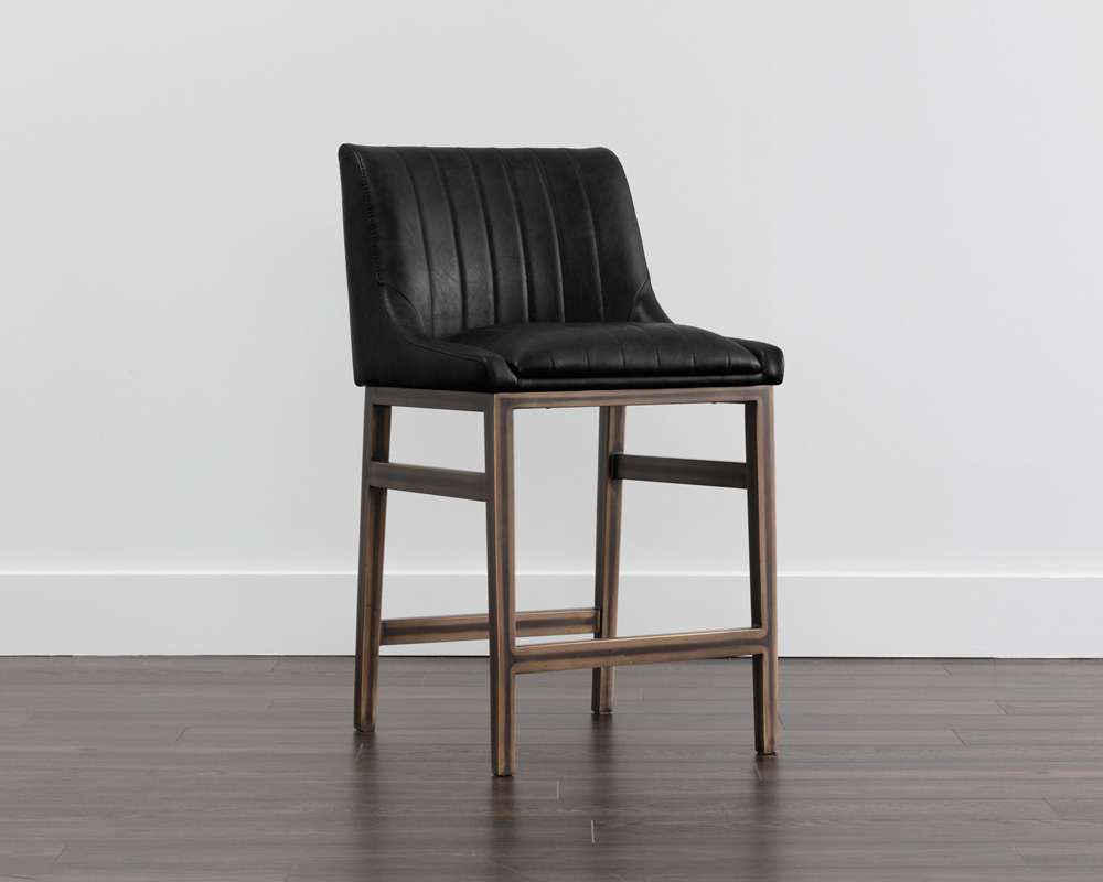 Sunpan - Irongate Halden Counter Stool - Vintage Black - 101746 veiw 4