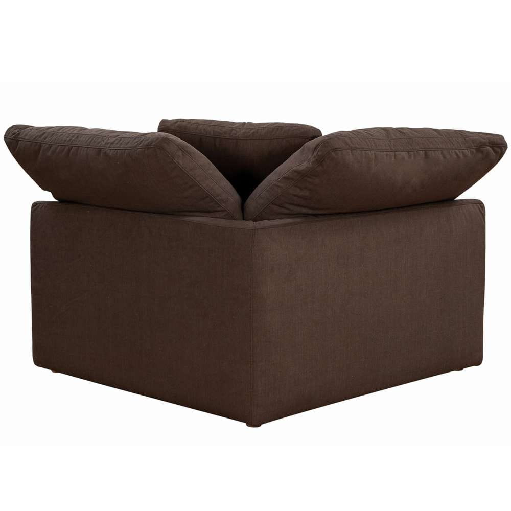 Sunset Trading - Contemporary Puff Collection 4PC Modular Sectional Sofa Brown - SU-1458-88-1C-2A-1O veiw 6