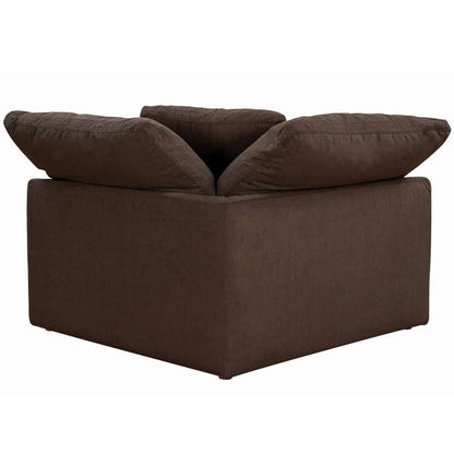 Sunset Trading - Contemporary Puff Collection 4PC Modular Sectional Sofa Brown - SU-1458-88-1C-2A-1O veiw 6