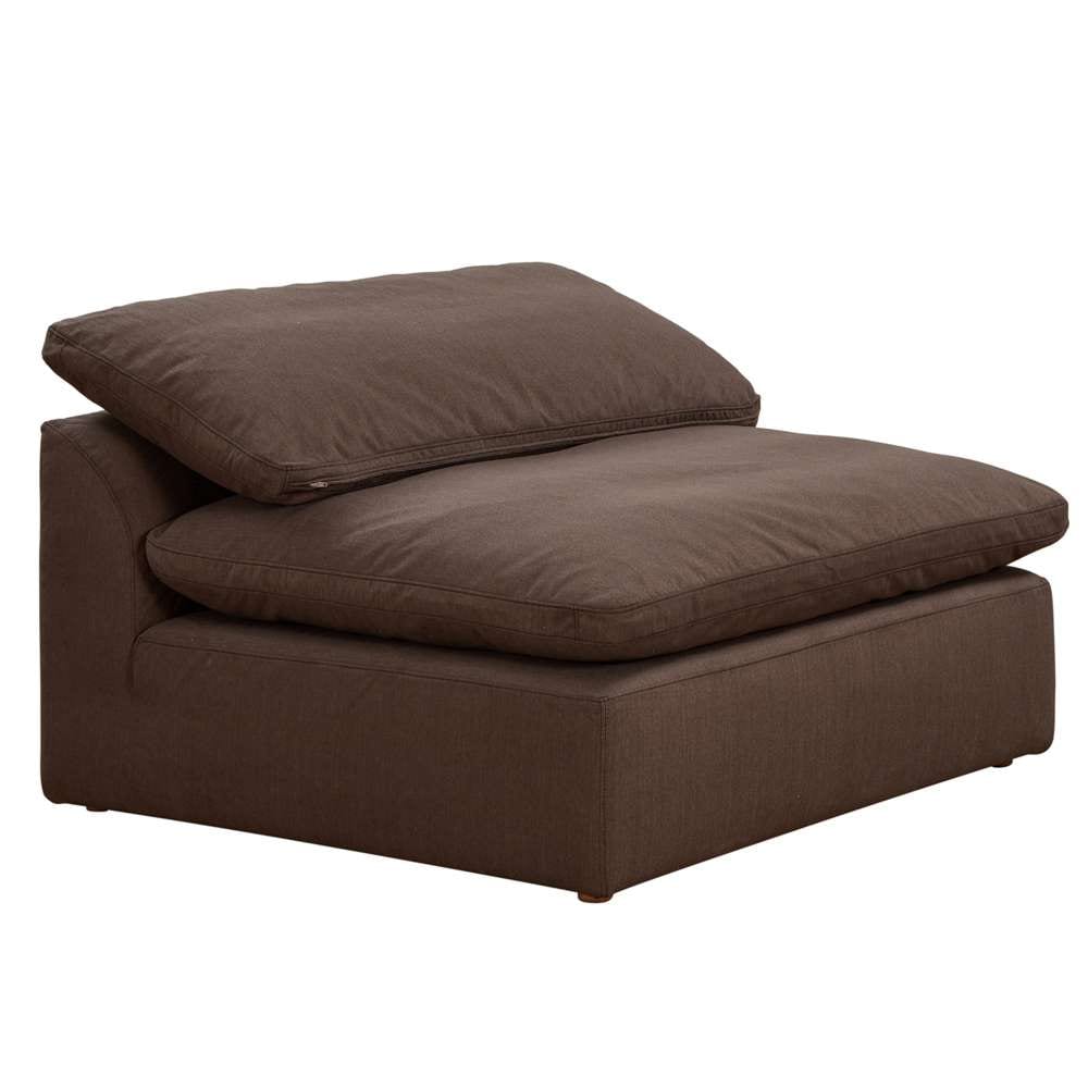 Sunset Trading - Contemporary Puff Collection 4PC Modular Sectional Sofa Brown - SU-1458-88-1C-2A-1O veiw 8