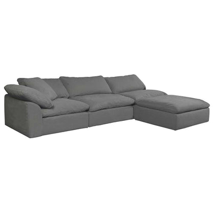 Sunset Trading - Contemporary Puff Collection 4PC Modular Sectional Sofa Gray - SU-1458-94-1C-2A-1O veiw 1
