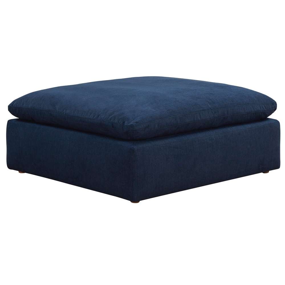 Sunset Trading - Contemporary Puff Collection 4PC Modular Sectional Sofa Navy Blue - SU-1458-49-1C-2A-1O veiw 2