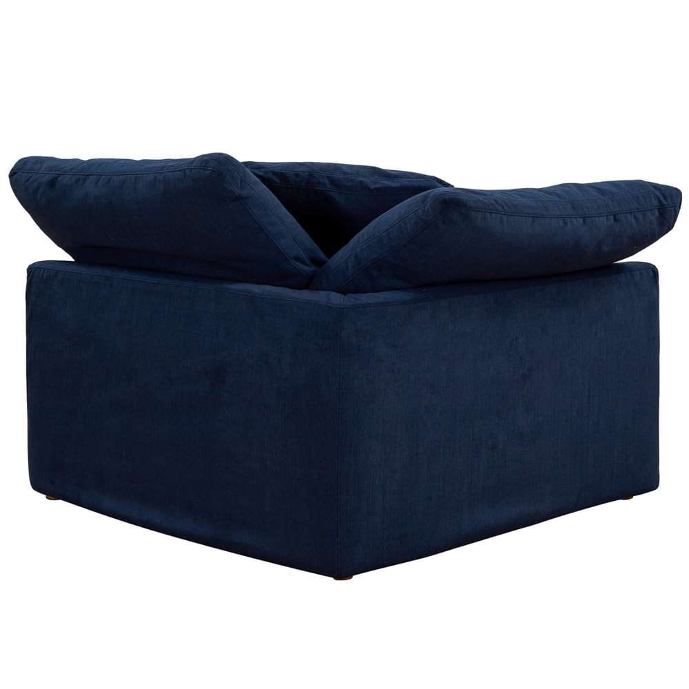 Sunset Trading - Contemporary Puff Collection 4PC Modular Sectional Sofa Navy Blue - SU-1458-49-1C-2A-1O veiw 10