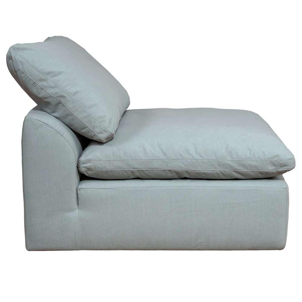 Sunset Trading - Contemporary Puff Collection 4PC Modular Sectional Sofa Ocean Blue - SU-1458-43-1C-2A-1O veiw 11