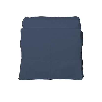 Sunset Trading - Horizon Slipcovered T Cushion Chair With Ottoman Performance Navy Blue - SU-117620-30-391049 veiw 4