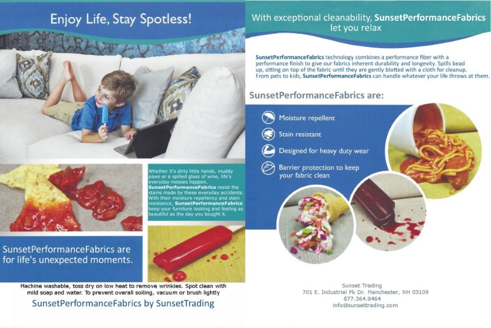 Sunset Trading - Horizon Slipcovered T Cushion Chair Performance Navy Blue - SU-117620-391049 veiw 6