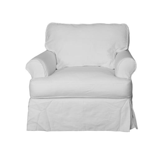Sunset Trading - Horizon Slipcovered Chair In Warm White - SU-117620-423080 veiw 1